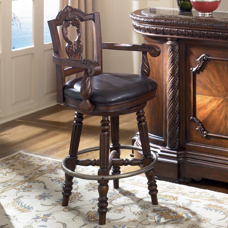 Millennium North Shore 30 inch Swivel Bar Stool with Faux Leather